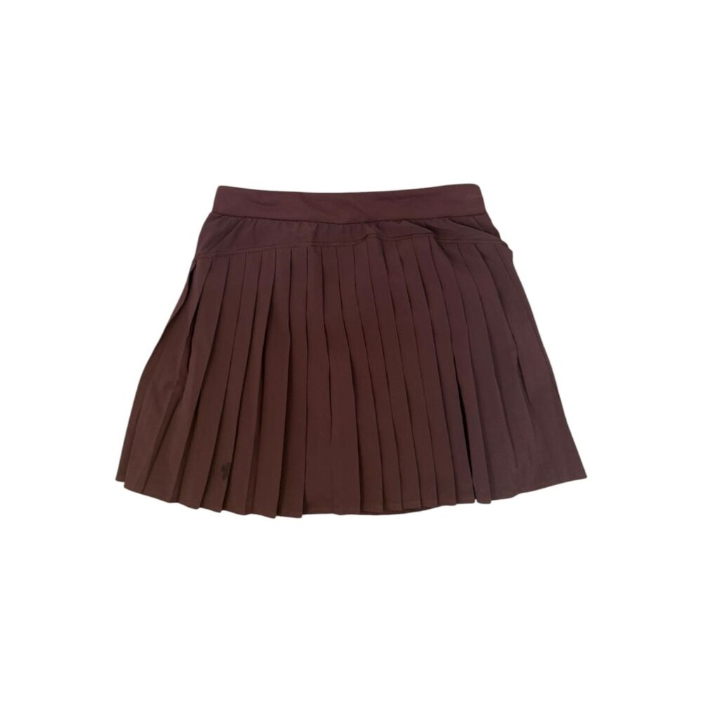 NWT Spanx The Get Moving Pleated Active Skort Dark Fig Purple Women’s Size Small - Picture 2 of 8